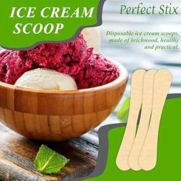 Perfect Stix 3.5" Wooden Taster Spoons - Pack of 1000