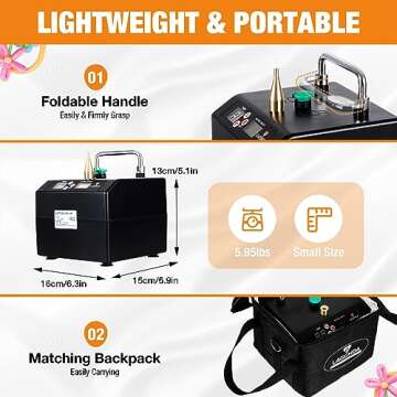 Lagenda Electric Balloon Pump with Timer for Easy Inflating