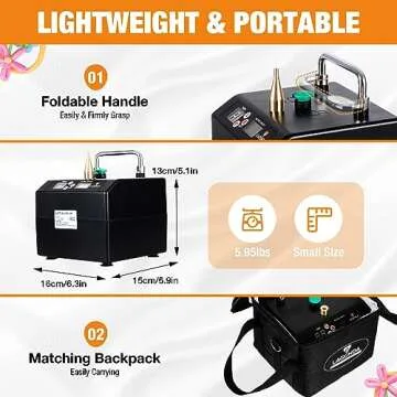 Lagenda Electric Balloon Pump with Timer for Easy Inflating