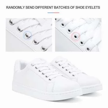 Vepose Women's Comfortable White Walking Sneakers