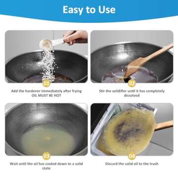 LANBEIDE Cooking Oil Solidifier Powder - Efficient Disposal