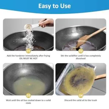 LANBEIDE Cooking Oil Solidifier Powder - Efficient Disposal