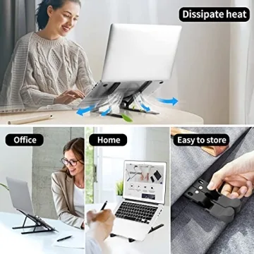 Tynctway Adjustable Laptop Stand - Portable & Durable