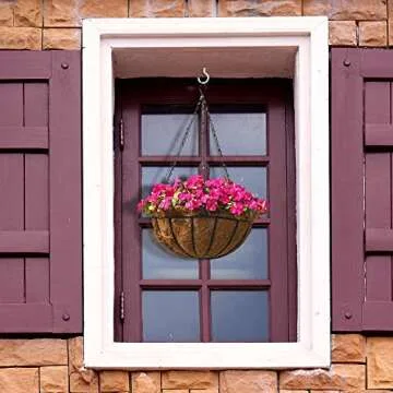 EBOOT 2 Inch Ceiling Hooks - 10 Durable White Cup Holders