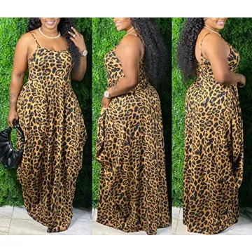 Plus Size Sundress with Pockets in Vibrant Prints