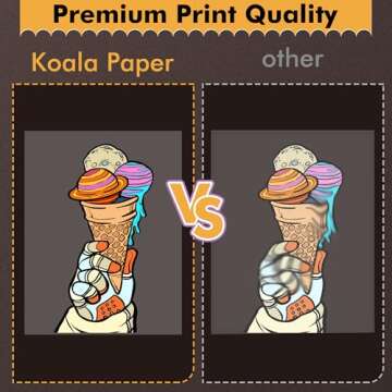 Koala Laser Transparency Film, Color Transparent Paper for OHP, Clear Overhead Projector Film 8.5x11 inches for Laser Jet Printer and Copier, Double-sided Printing Photo Transparent Film 20 Packs