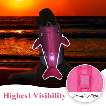VIVAGLORY Whale-Shape Dog Life Jacket for Safety & Style