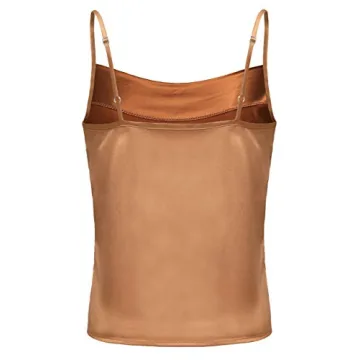 Elegance Meets Comfort TOUTOUAI Women's Silk Satin Cami