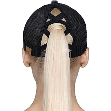 Funky Junque Women's Messy Bun Ponytail Baseball Cap