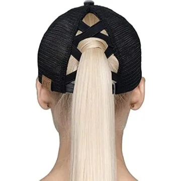 Funky Junque Women's Messy Bun Ponytail Baseball Cap