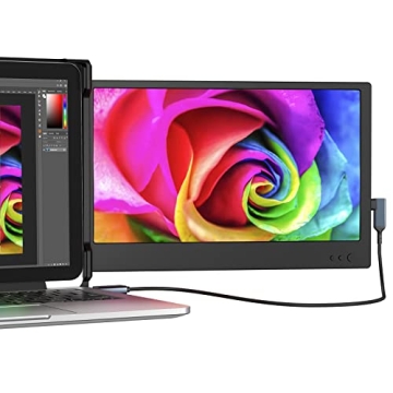 CIDETTY 12" Portable Monitor - Full HD Dual Screen Extender