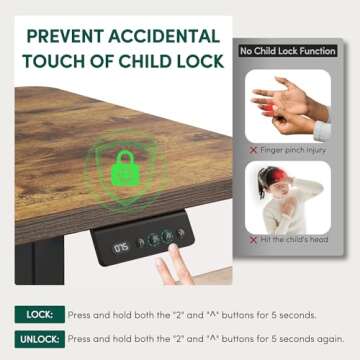 FEZIBO 63" Adjustable L-Shaped Standing Desk - Stylish & Functional