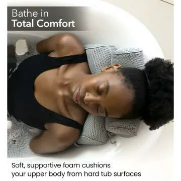 Luxury Bath Pillow for Comfort in Bathtub and Spa