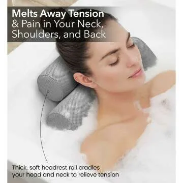 Luxury Bath Pillow for Comfort in Bathtub and Spa
