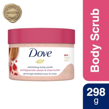 Dove Scrub Pomegranate & Shea Butter Body Polish for Silky Skin
