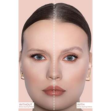 PNKRE Eyebrow Styling Wax Soap Kit Brow Freeze Pomade Organic Makeup Gel - 1.70 OZ /50 ML