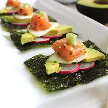 SeaSnax Organic Seaweed Snack in Onion Flavor - 6 Pack