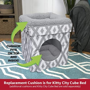 Comfy Kitty City Cat Bed for All Seasons | Easy Care