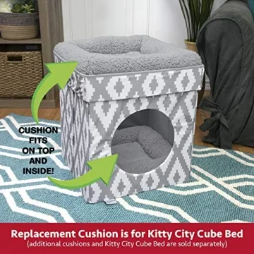 Comfy Kitty City Cat Bed for All Seasons | Easy Care