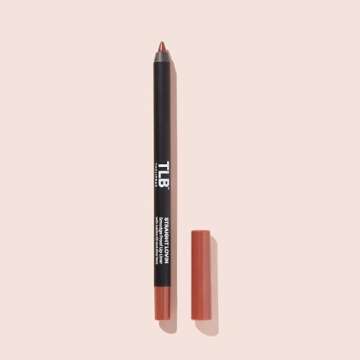 The Lip Bar | Straight Line Lip Liner | Vegan & Cruelty Free | Straight Lovin' - Mid Tone Taupe