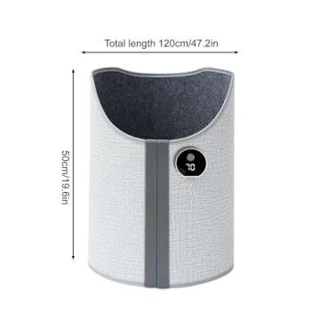 Under Desk Foot Warmer, Portable Leg Warmer, Small Space Heater, Quiet Foot Warmer, Winter Foot Warmer, Portable Space Heater For Office And Home (Grey)