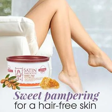 Satin Smooth Honey Hair Removal Wax with Argan Oil 14oz