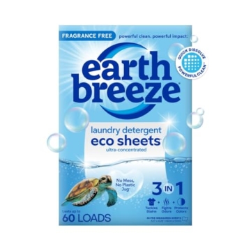Earth Breeze Laundry Detergent Sheets - Eco-Friendly Cleaning