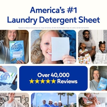 Earth Breeze Laundry Detergent Sheets - Eco-Friendly Cleaning