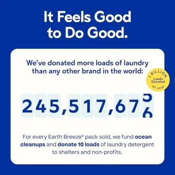 Earth Breeze Laundry Detergent Sheets - Eco-Friendly Cleaning