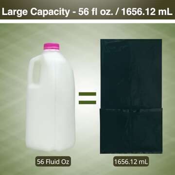 TravelJohn Portable Toilet Waste Bags - Ideal for Outdoor Use