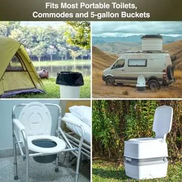 TravelJohn Portable Toilet Waste Bags - Ideal for Outdoor Use