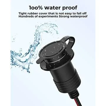 Motorcycle USB Charger, Dual USB Port Water Proof Motorcycle Phone Charger for Honda CRF300L CRF250L 2017-2022, USB Motorcycle Charger for Phone, Tablet, GPS