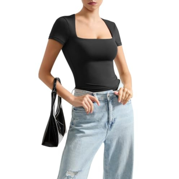 SUUKSESS Women Fitted Basic Tee Comfortable Styles