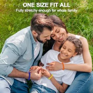 Mosquito Repellent Bracelets 30 Pack, Individually Wrapped Mosquito Repellent Bands with 60 Pcs Mosquito Repellent Stickers, DEET-Free Mosquito Wristbands Patches for Adults and Kids Indoor Outdoor