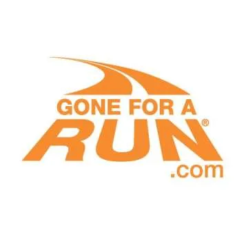 Gone For a Run | BibFOLIO Plus Race Bib and Medal Display | Wall Mounted | Ability, Motivation, & Attitude Quote - Artist Style | Black
