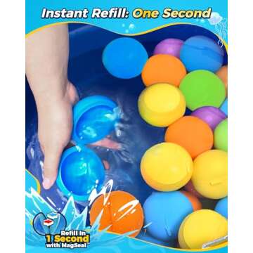 SOPPYCID Reusable Water Balloons - Eco-Friendly Summer Fun