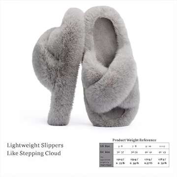 Chantomoo Cross Memory Foam Slippers - Cozy & Stylish