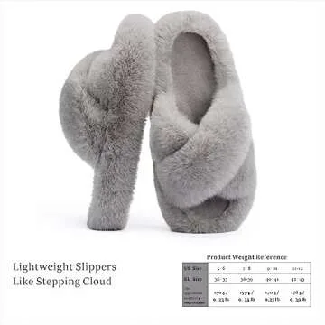 Chantomoo Cross Memory Foam Slippers - Cozy & Stylish