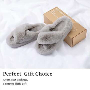 Chantomoo Cross Memory Foam Slippers - Cozy & Stylish