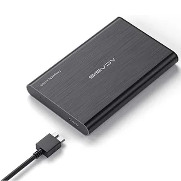 ACASIS 500GB USB3.0 2.5" Portable External Hard Drive for Desktop Laptop HDD Hard Disk (500GB, Black)