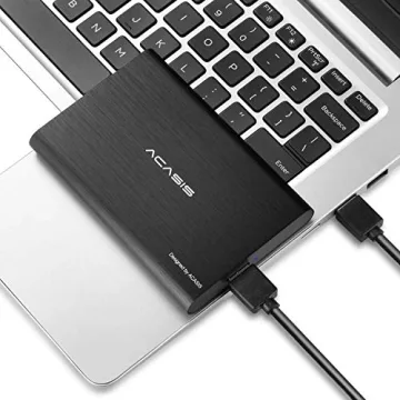 ACASIS 500GB USB3.0 2.5" Portable External Hard Drive for Desktop Laptop HDD Hard Disk (500GB, Black)