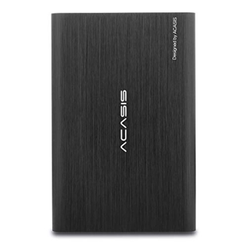ACASIS 500GB USB3.0 2.5" Portable External Hard Drive for Desktop Laptop HDD Hard Disk (500GB, Black)