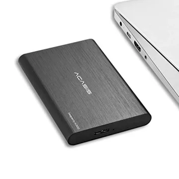 ACASIS 500GB USB3.0 2.5" Portable External Hard Drive for Desktop Laptop HDD Hard Disk (500GB, Black)