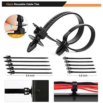 635Pcs Car Push Retainer Clips - All-in-One Fastener Kit