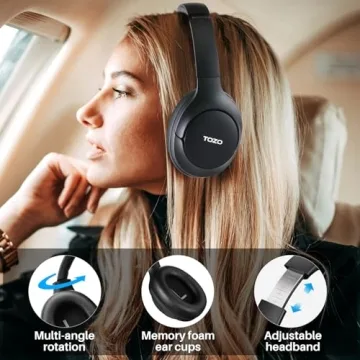 TOZO HT2 Wireless Noise Cancelling Headphones