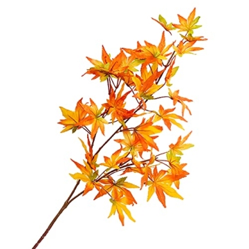 Miayon Autumn Maple Leaf Branches for Home Decor