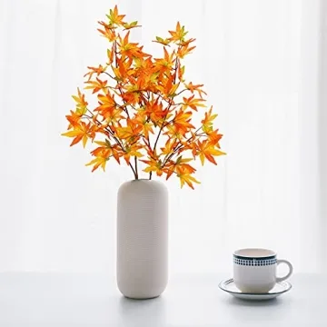 Miayon Autumn Maple Leaf Branches for Home Decor