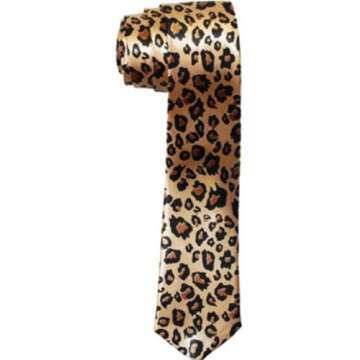 Leopard Animal Print Skinny Tie