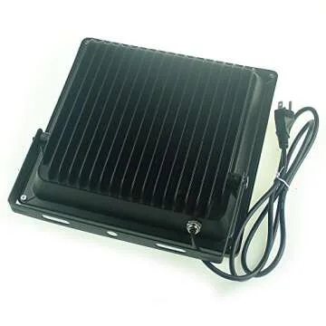 QUANS 50W Ultra Violet UV LED Light for Curing Glue Blacklight Fishing Aquarium Glow in The Dark Special Effects, 110V US Plug (50 Watt)