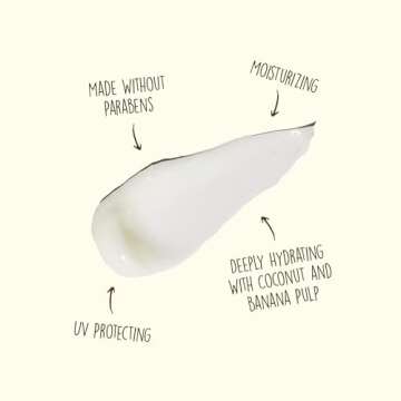 Sun Bum Revitalizing Conditioner| Smoothing and Shine Enhancing |Paraben Free, Gluten Free, Vegan, UV Protection | Daily Conditioner for All Hair Types | 10 oz bottle